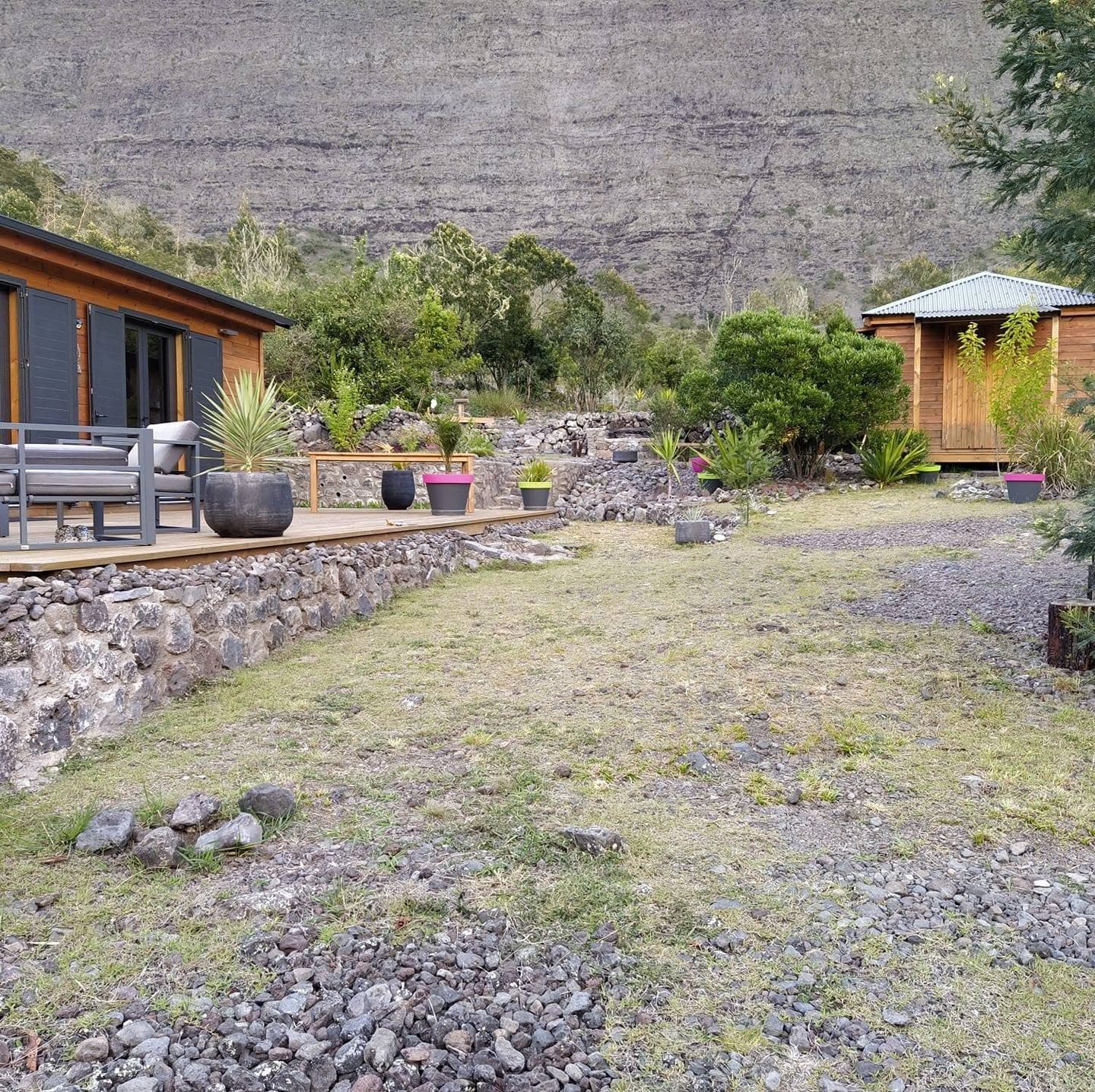 Bungalow avec terrasse dans Mafate